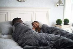 Hush Blankets Classic Weighted Blanket With Duvet Cover - Calm Sleeping For Adult And Kids - 15 Lb Twin (60x80), Gray (Classic Twin 15 Lb) -Electric Blankets Sales Store 41cx1plBvIL