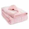 Lofus Sherpa Fleece Weighted Blanket Adults 15lbs For Full Size Bed, Ultra Fuzzy Fleece Comfort Sherpa Flannel Reversible Heavy Blanket - Pink - 48"x72" -Electric Blankets Sales Store 41dEoJiYeuL