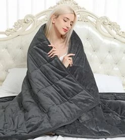 Double Couple Heated Weighted Blanket Electric Blanket For Adults 50"x60"|15 Lbs Heavy Thick Warm Bed Blanket 3 Heating Levels & 4 Hours Auto Off Machine Washable Dark Grey -Electric Blankets Sales Store 41dbh9sMQLL. AC 1