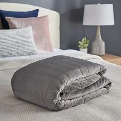 Tempur-Pedic Weighted Blanket, 20 Lbs, Gray