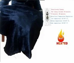 Z-YQL USB Heated Shawl Heated Blanket Plush Flannel Blanket With 3-Setting Heat Controller Cord For Car Office Home(100x65 Cm) (Black) 11 Z-YQL USB Heated Shawl Heated Blanket Plush Flannel Blanket With 3-Setting Heat Controller Cord For Car Office Home(100x65 Cm) (Black) -Electric Blankets Sales Store 41e4dr2QH3L