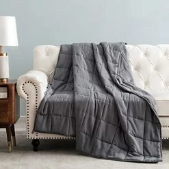 Sunolga Weighted Blanket King Size Oeko-Tex Certified (15 Lbs, 88 X 104 Inch) 100% Cotton Material With Premium Glass Beads Perfect For Couples -Electric Blankets Sales Store 41eYgzugInL 2