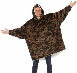 THE COMFY Original | Oversized Microfiber & Sherpa Wearable Blanket, Seen On Shark Tank, One Size Fits All Black Qtr Zip 29 THE COMFY Original | Oversized Microfiber & Sherpa Wearable Blanket, Seen On Shark Tank, One Size Fits All Black Qtr Zip -Electric Blankets Sales Store 41em0fuepTL. AC