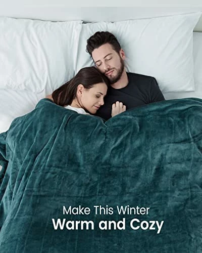 Heated Electric Throw Blanket, Immtree Heated Blanket Throw With 10 Heating Settings And Auto Shut-Off, Soft Flannel Heated Throw Blanket With Fast Heating, Machine Washable,50" X 60", Dark Green 7 Heated Electric Throw Blanket, Immtree Heated Blanket Throw With 10 Heating Settings And Auto Shut-Off, Soft Flannel Heated Throw Blanket With Fast Heating, Machine Washable,50" X 60", Dark Green - Image 5