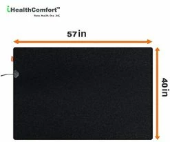 IHealthComfort DC12V Electric Heated Blanket Warm Fleece Travel Throw With Smart High/Low Temp Controller And 45 Mins Auto-Off Timer (57x40inch)(Black) -Electric Blankets Sales Store 41fbGsShQqL