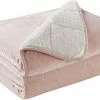 Degrees Of Comfort 10 Pounds Weighted Blanket Throw For Counch, Small Anti Anxiety Blankets For Women, Teen & Adults, 50x60 Inch, Blush Pink, 10lb