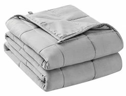 Sunolga Weighted Blanket King Size Oeko-Tex Certified (15 Lbs, 88 X 104 Inch) 100% Cotton Material With Premium Glass Beads Perfect For Couples Use On Queen/King Bed