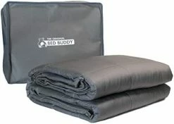 Bed Buddy Weighted Blanket 17 Lbs - Weighted Blanket Adult Sized - Heavy Blanket With Weighted Glass Beads, Grey, 17 Pounds, For Full, Queen Size, Twin Size -Electric Blankets Sales Store 41gLkQ27eVL. AC