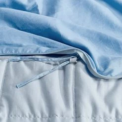 Gravity Blanket New Basics Duvet Cover, Fits Basics Blanket, 48 Inches X 72 Inches, The Original Weighted Blanket, Dusty Blue, Washable Duvet Cover, Count Of 1 -Electric Blankets Sales Store 41gPKbFZsrL