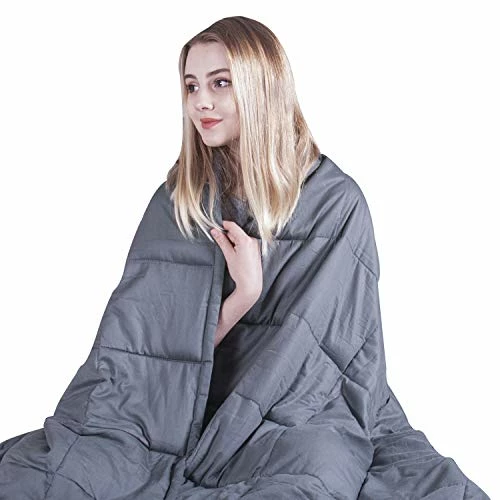 COMHO Weighted Blanket Cooling Heavy Blanket 20 Lbs,60''x80'',Queen Size 3 COMHO Weighted Blanket Cooling Heavy Blanket 20 Lbs,60''x80'',Queen Size