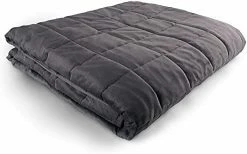 Hug Bud Weighted Blanket - 80" X 87" - 35-lbs - No Cover Required - Fits Queen/King Size Bed - For 180-230-lb Adult - Silky Minky Grey - Premium Glass Beads - Calming Stimulation Sensory Relaxation 28 Hug Bud Weighted Blanket - 80" X 87" - 35-lbs - No Cover Required - Fits Queen/King Size Bed - For 180-230-lb Adult - Silky Minky Grey - Premium Glass Beads - Calming Stimulation Sensory Relaxation -Electric Blankets Sales Store 41hr SJlWeS. AC 3