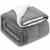 HBlife Sherpa Fleece Weighted Blanket For Adults, Oeko-Tex Certified 15 Lbs Thick Fuzzy Bed Blanket, Heavy Reversible Soft Fleece Blanket With Premium Glass Beads 60 X 80 Inches, Grey 2 HBlife Sherpa Fleece Weighted Blanket For Adults, Oeko-Tex Certified 15 Lbs Thick Fuzzy Bed Blanket, Heavy Reversible Soft Fleece Blanket With Premium Glass Beads 60 X 80 Inches, Grey -Electric Blankets Sales Store 41i1zpkc4rL