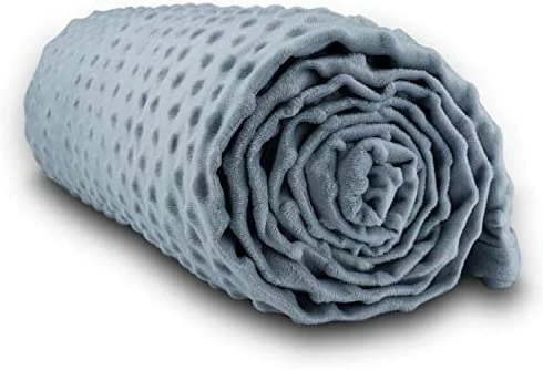 Cooshi Duvet Cover For Weighted Blankets - 60 X 80 - Soft Minky Dot - Grey 16 Cooshi Duvet Cover For Weighted Blankets - 60 X 80 - Soft Minky Dot - Grey - Image 14