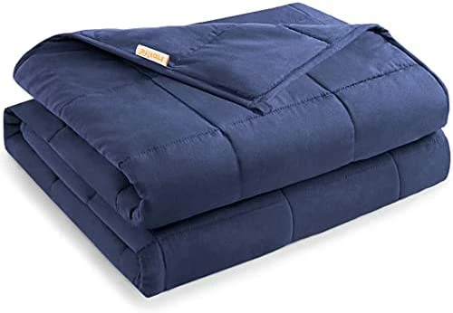 HBlife Weighted Blanket 20lbs For Adults, 100% Oeko-Tex Certified Cozy Heavy Blanket King Size With Premium Glass Beads, Dark Grey 88X104 Inches 11 HBlife Weighted Blanket 20lbs For Adults, 100% Oeko-Tex Certified Cozy Heavy Blanket King Size With Premium Glass Beads, Dark Grey 88X104 Inches - Image 9