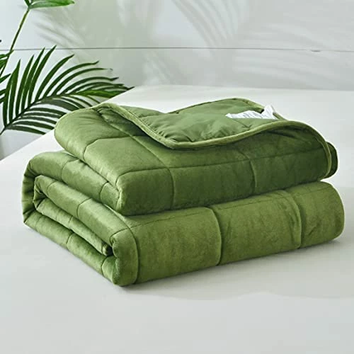 Solid Stitched Oversized Weighted Blanket Micromink Microfiber Throw Comfort Box Stitching Twin Queen King Cal King Calming 15lbs, 20lbs, 25lbs Soft Blanket (King, Chocolate) 16 Solid Stitched Oversized Weighted Blanket Micromink Microfiber Throw Comfort Box Stitching Twin Queen King Cal King Calming 15lbs, 20lbs, 25lbs Soft Blanket (King, Chocolate) - Image 14