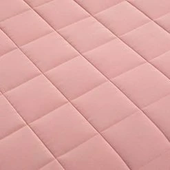 Well Being CBD 15 Pound Weighted Microfiber Blanket, Blush -Electric Blankets Sales Store 41il0eTi0GL
