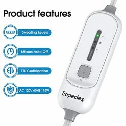 Eopecles Heated Blanket Electric Blanket Full Size, Reversible Flannel 72" X 84" For Full Bed, With 8 Hour Auto Off & 3 Heating Levels, Fast Heating Blanket-ETL Certification, Machine Washable,Green 21 Eopecles Heated Blanket Electric Blanket Full Size, Reversible Flannel 72" X 84" For Full Bed, With 8 Hour Auto Off & 3 Heating Levels, Fast Heating Blanket-ETL Certification, Machine Washable,Green -Electric Blankets Sales Store 41jFU1xgHNL