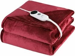 TLGREEN Electric Heated Blanket Throw 50"x 60", Double-Layer Flannel Electric Blanket Heated Throw With 6 Heating Levels, 3 Hours Auto-Off, Machine Washable, Fast Heating Blanket, ETL & UL Certified, Grey -Electric Blankets Sales Store 41jpHp3QGsL. AC