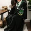 Northwest Comfy Throw Blanket With Sleeves, 48 X 71 Inches, Slytherin Rules -Electric Blankets Sales Store 41k8xWPLK1L