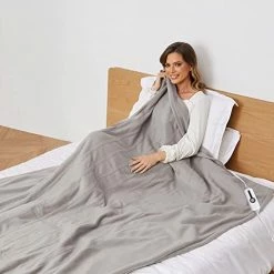 YAKEE Electric Heated Blanket, 72" X 84" Large Full Size With 4 Heating Levels, 10H Auto Shut Off, Soft Fleece Warm Heated Blanket, Fast-Heating & Machine Washable - Blue 23 YAKEE Electric Heated Blanket, 72" X 84" Large Full Size With 4 Heating Levels, 10H Auto Shut Off, Soft Fleece Warm Heated Blanket, Fast-Heating & Machine Washable - Blue -Electric Blankets Sales Store 41l91qNxszL. AC