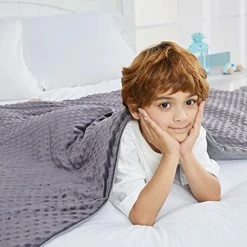 Cymula Weighted Blanket With Removable Cover For Adults 20 Lbs 60"x 80" Queen Size, Cooling Grey Weighted Blankets With Premium Glass Beads, Toddler Weighted Blanket With Duvet Cover -Electric Blankets Sales Store 41lpMYs0VpL. AC