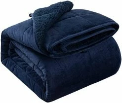 HBlife Sherpa Fleece Weighted Blanket For Adults, Oeko-Tex Certified 15 Lbs Thick Fuzzy Bed Blanket, Heavy Reversible Soft Fleece Blanket With Premium Glass Beads 60 X 80 Inches, Grey -Electric Blankets Sales Store 41lx7KL 8pL. AC