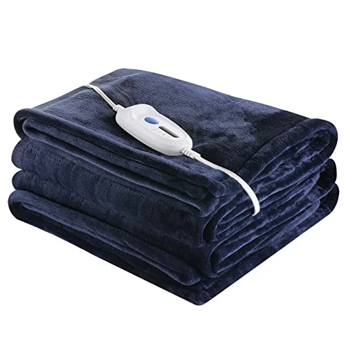 YANYEA Electric Heated Blanket Twin Size 62"x84" Premium Soft Flannel 10 Hours Auto Off With 4 Heating Levels ETL & FCC Certified Machine Washable 3 YANYEA Electric Heated Blanket Twin Size 62"x84" Premium Soft Flannel 10 Hours Auto Off With 4 Heating Levels ETL & FCC Certified Machine Washable