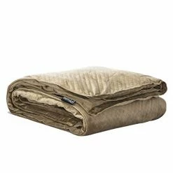 BlanQuil Quilted Weighted Blanket W/ Removable Cover (Taupe 20lb) 15 BlanQuil Quilted Weighted Blanket W/ Removable Cover (Taupe 20lb) -Electric Blankets Sales Store 41nfUJYz1pL