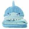 Soft Landing | Everyday Escapes | Character Hooded & Weighted Blanket – Removable 3 Lbs. Weights – Ocean Shark -Electric Blankets Sales Store 41nlr52rhuL