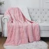 HOSUKKO Weighted Blanket - Pink 60"x80" 15lbs Flannel Sherpa Breathable Soft Warm Thick Heavy Blanket With Premium 0.8mm Glass Beads Big Winter Blanket Throw For Adult -Electric Blankets Sales Store 41npUG1GHIL