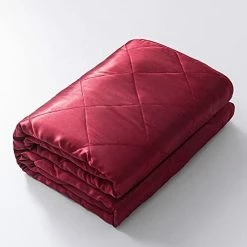 Simonas Luxury Satin Weighted Blanket For Better Sleep 60x 80In Queen Size 12 Lb Perfect For Any Season New Special Colors , Limited Edition, Red, Large, Simonas Luxury Satin Soft Blanket (Red) 16 Simonas Luxury Satin Weighted Blanket For Better Sleep 60x 80In Queen Size 12 Lb Perfect For Any Season New Special Colors , Limited Edition, Red, Large, Simonas Luxury Satin Soft Blanket (Red) -Electric Blankets Sales Store 41nrtp1XPtL. AC