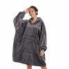 Blanket Hoodie Sweatshirt, Wearable Blanket Oversized Sherpa With Sleeves And Giant Pocket, Cozy Hoodie Warm For Adult Kids White -Electric Blankets Sales Store 41rjVGwB3qL