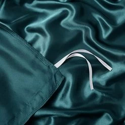 Ersmak 48" X 72" Duvet Cover For Weighted Blanket, Removable Satin Duvet Cover For Weighted Blanket, 8 Ties Secure Fastening, Teal 19 Ersmak 48" X 72" Duvet Cover For Weighted Blanket, Removable Satin Duvet Cover For Weighted Blanket, 8 Ties Secure Fastening, Teal -Electric Blankets Sales Store 41s3BaIqkaL