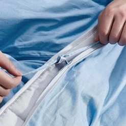 Gravity Blanket New Basics Duvet Cover, Fits Basics Blanket, 48 Inches X 72 Inches, The Original Weighted Blanket, Dusty Blue, Washable Duvet Cover, Count Of 1 -Electric Blankets Sales Store 41tCuhTvoOL