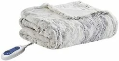 Beautyrest Zuri Reversible Faux Fur To Mink Electric Blanket, Auto Shut Off, Virtually Zero EMF, Multi Heat Setting, UL Certified, Machine Washable, Grey/Blue Throw 50x70 27 Beautyrest Zuri Reversible Faux Fur To Mink Electric Blanket, Auto Shut Off, Virtually Zero EMF, Multi Heat Setting, UL Certified, Machine Washable, Grey/Blue Throw 50x70 -Electric Blankets Sales Store 41tvq12JgfL. AC