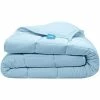 Luna Adult Weighted Blanket - Silky Cooling Bamboo & Premium Glass Beads - 15 Lbs - 60x80 - Queen Size Bed - Designed In USA - Heavy Cool Weight For Hot & Cold Sleepers - Light Blue 2 Luna Adult Weighted Blanket - Silky Cooling Bamboo & Premium Glass Beads - 15 Lbs - 60x80 - Queen Size Bed - Designed In USA - Heavy Cool Weight For Hot & Cold Sleepers - Light Blue -Electric Blankets Sales Store 41ujwRRalxL