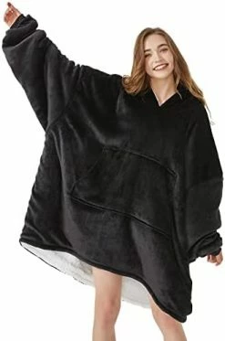 Homemate Wearable Blanket Hoodie, Cute And Funny Patterns Oversized Hoodie Sweatshirt Blanket For Adults Women Men，Cozy，Warm，Fuzzy Hoodie Blanket Leopard -Electric Blankets Sales Store 41uouvYYIKL. AC