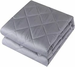 Weighted Blanket For Adult 12 Lbs Heavy Blanket Cotton Material With Glass Beads - Light Gray - Twin Size (48''x72) 7 Weighted Blanket For Adult 12 Lbs Heavy Blanket Cotton Material With Glass Beads - Light Gray - Twin Size (48''x72) -Electric Blankets Sales Store 41v3cKf7ZAL. AC