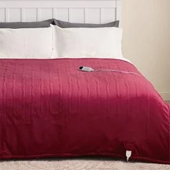 Bedsure Heated Blanket Electric Throw - Soft Fleece Electric Blanket, 6 Heat Settings Heating Blanket With 4 Time Settings, 3hrs Timer Auto Shut Off (50×60 Inches, Grey) -Electric Blankets Sales Store 41vPIfaqghL. AC