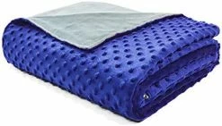 Acdyion Weighted Blanket Duvet Cover For Adults Twin Size 60x80 Heavy Blanket Duvet Cover Super Soft Minky Dot Microfiber Weighted Blanket Cover With 8 Ties Grey Grape Purple -Electric Blankets Sales Store 41vdY9eU8RL. AC 1