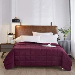 HomeSmart Products King Size Weighted Blanket 20 Lbs By HomeSmart (an American Company) - 400 Thread Count Resort Quality Cotton - 88"x96" White 25 HomeSmart Products King Size Weighted Blanket 20 Lbs By HomeSmart (an American Company) - 400 Thread Count Resort Quality Cotton - 88"x96" White -Electric Blankets Sales Store 41wMuBW4wGL. AC