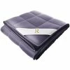 Royal Therapy Weighted Blanket - Heavy 100% Cotton Blankets With Premium Glass Beads (60''x80'' 20lbs, Smoke Grey), Suitable For One Person (~200lb) - Use On Queen/King Bed -Electric Blankets Sales Store 41xHuEAbK5L
