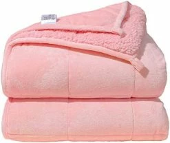 Argstar Sherpa Fleece Weighted Blanket For Adults 20 Lbs On Queen Bed, Unicolor Dual Sides, Soft Cozy Fuzzy Plush Heavy Blankets With Premium Glass Beads, 60"x80", Navy Blue. -Electric Blankets Sales Store 41xVW9yc1vL. AC