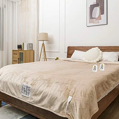 HEYNEMO Large Electric Heating Pad For Back Pain Relief And Cramps Relief,Electric Blanket Heat Wrap For Neck And Shoulders,3 Heat Settings 2 Auto-Off,25"x27" Ultra-Soft Heated Pad,Grey 14 HEYNEMO Large Electric Heating Pad For Back Pain Relief And Cramps Relief,Electric Blanket Heat Wrap For Neck And Shoulders,3 Heat Settings 2 Auto-Off,25"x27" Ultra-Soft Heated Pad,Grey - Image 12