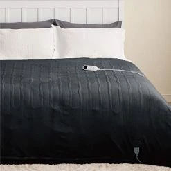 Bedsure Heated Blanket Electric Throw - Soft Fleece Electric Blanket, 6 Heat Settings Heating Blanket With 4 Time Settings, 3hrs Timer Auto Shut Off (50×60 Inches, Grey) -Electric Blankets Sales Store 41zN3WDEbOL. AC