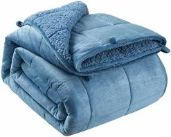 HBlife Sherpa Fleece Weighted Blanket For Adults, Oeko-Tex Certified 15 Lbs Thick Fuzzy Bed Blanket, Heavy Reversible Soft Fleece Blanket With Premium Glass Beads 60 X 80 Inches, Grey -Electric Blankets Sales Store 51 N7MzQLlL. AC 1