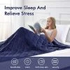 LAVEDER Plush Weighted Blanket 15lbs Adults For Queen Or King Size Bed |for People Weigh 120lbs-180lbs | 3.0 Luxury Minky Warm Winter Heavy Blankets | Soft Velvet With Premium Glass Beads Navy -Electric Blankets Sales Store 5104w6jFeSL