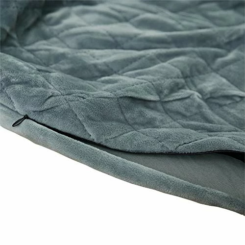 Waowoo Weighted Blanket Cover 60"x80" Duvet (Dark Grey) 3 Waowoo Weighted Blanket Cover 60"x80" Duvet (Dark Grey)