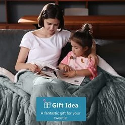 Syrinx Weighted Blanket Queen Size 15 Pounds For Adults 60"x80" With Warm Sherpa & Minky Fabric (Dark Grey,Comfortable Touch) Grey/white 9 Syrinx Weighted Blanket Queen Size 15 Pounds For Adults 60"x80" With Warm Sherpa & Minky Fabric (Dark Grey,Comfortable Touch) Grey/white -Electric Blankets Sales Store 513Us8NsMfL