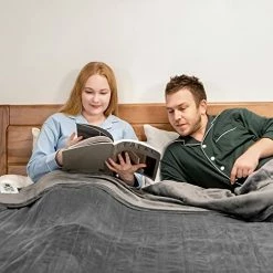 HEYNEMO Large Electric Heating Pad For Back Pain Relief And Cramps Relief,Electric Blanket Heat Wrap For Neck And Shoulders,3 Heat Settings 2 Auto-Off,25"x27" Ultra-Soft Heated Pad,Grey 25 HEYNEMO Large Electric Heating Pad For Back Pain Relief And Cramps Relief,Electric Blanket Heat Wrap For Neck And Shoulders,3 Heat Settings 2 Auto-Off,25"x27" Ultra-Soft Heated Pad,Grey -Electric Blankets Sales Store 514EMatoOfL. AC